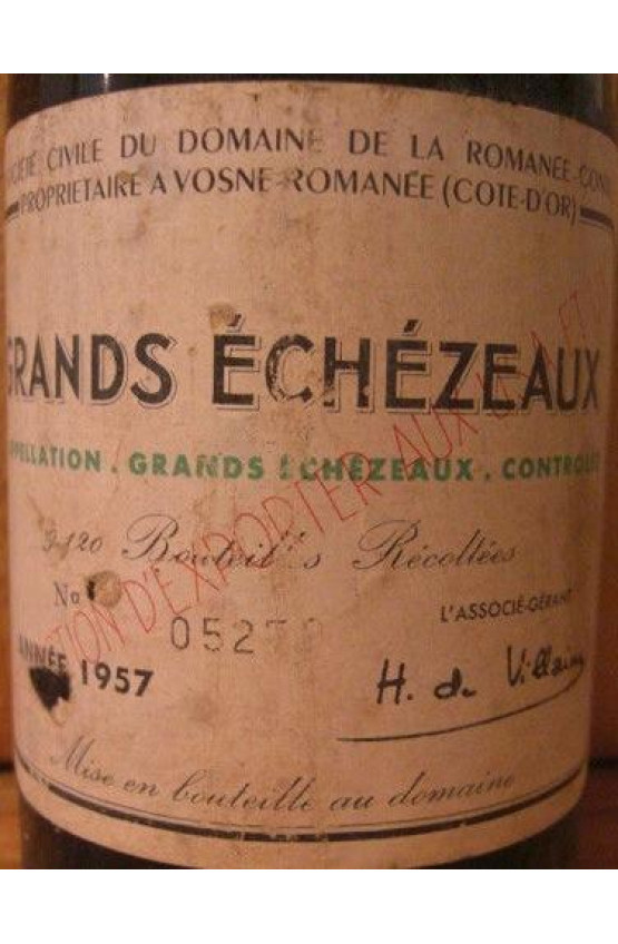 Domaine de la Romanee-Conti Grands Echezeaux 1957 года